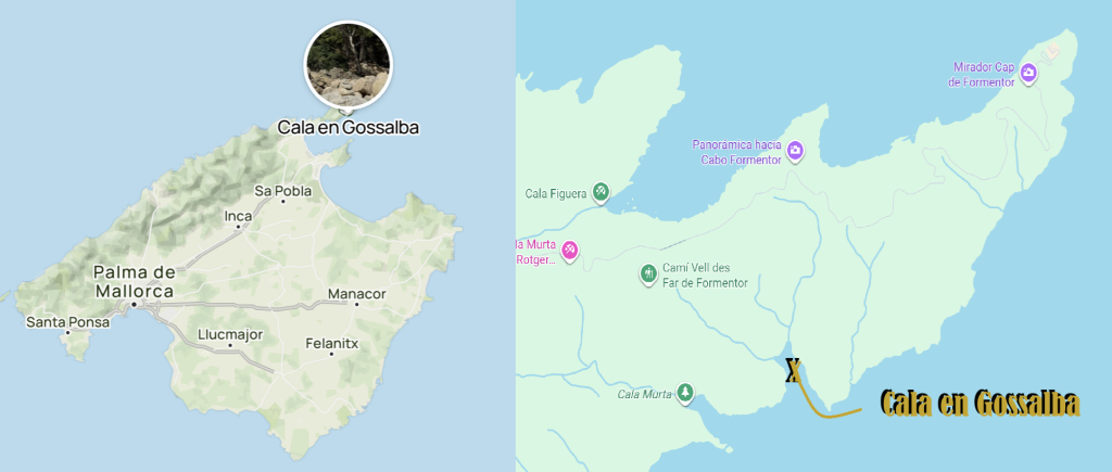 Strände im Norden von Mallorca: Cala Murta und Cala en Gossalba